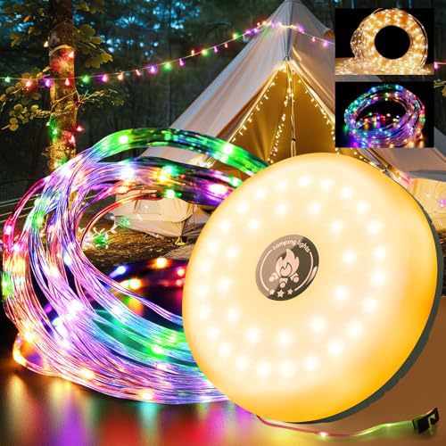 🌟Magnetic Camping String Lights With Power Bank
