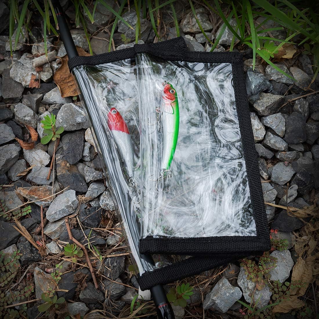 🎣Durable Clear PVC Lure Covers 10 Packs 5L+5M