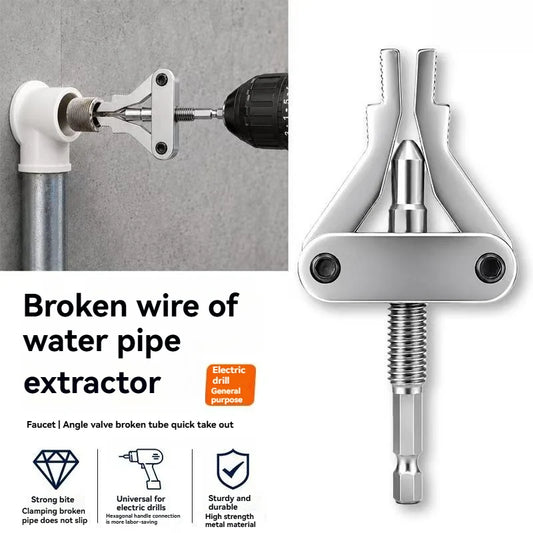 Broken Pipe Thread Extractor, Universal 1/2" 3/4" 1" Pipe Nipple Remover
