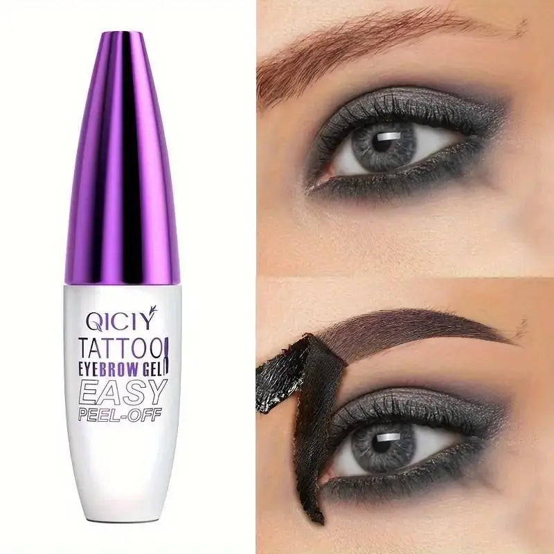 QICIY Easy Peel Off Eyebrow Tint Gel - Waterproof & Long-lasting