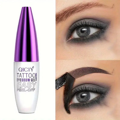 QICIY Easy Peel Off Eyebrow Tint Gel - Waterproof & Long-lasting