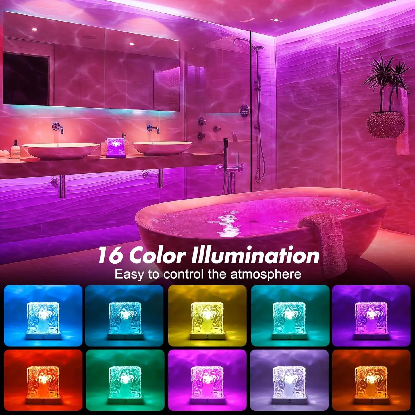 🌊✨Rechargeable Ocean Wave Projector Light - 16 Colors