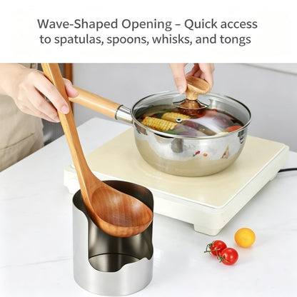 Multifunctional, Minimalist, Food-Grade Stainless Steel Kitchen Utensil Holder
