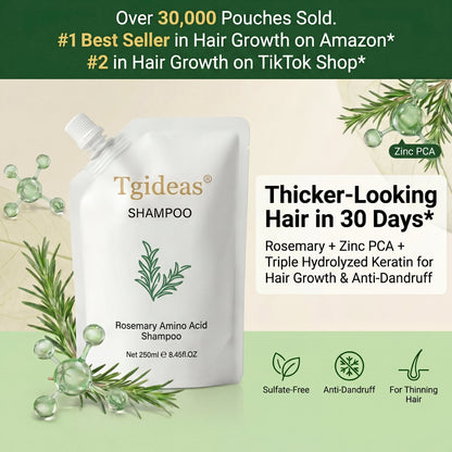 Tgideas®Rosemary&Anti-Hair Fall Hair Loss Treatment Shampoo
