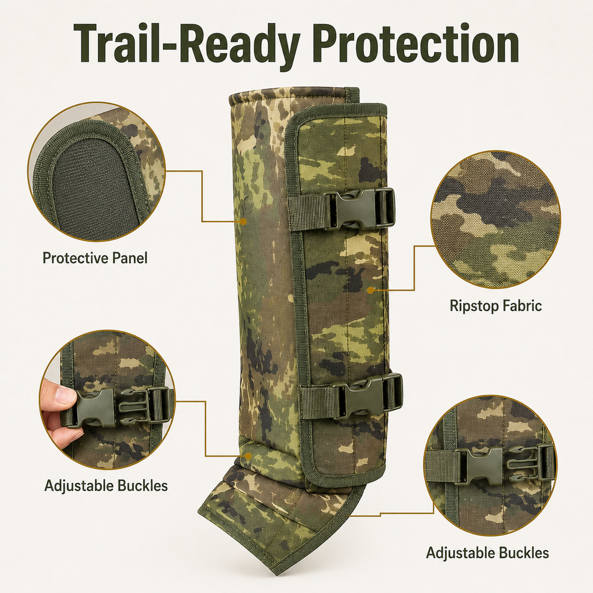 🐍🛡️Snake-Resistant Hiking & Hunting Leg Gaiters