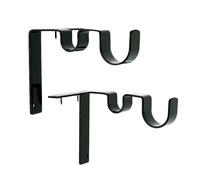 Single Curtain Rod Brackets