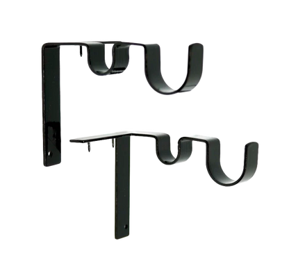 Single Curtain Rod Brackets