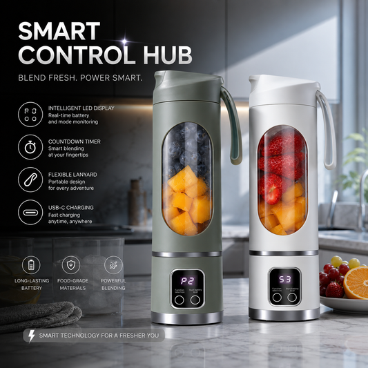 🔥Digital Multimode Juicer Blender - Smart LED Display, Shakes & Baby Food