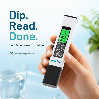 💧 4-in-1 Digital Water Tester – Fast TDS, EC & Temperature Readings