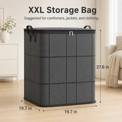 ⚡Hot Sales 49% OFF🔥Spacious Moving Storage Bin – Zippered Organizer for Quilts