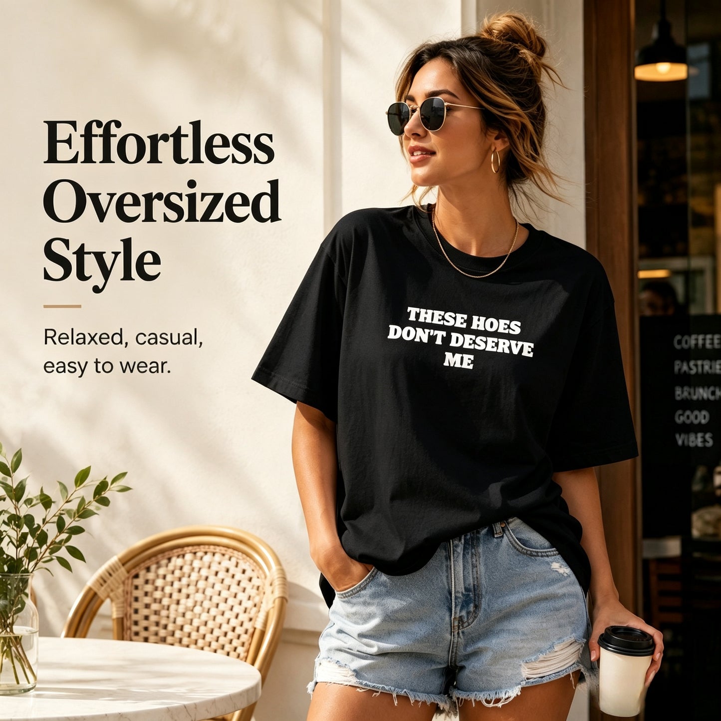 These Chicks Don't Deserve Me- T Shirt Casual Classic