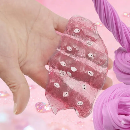 Summer Gift 3-Pack 200ml Pink Slime Kit – Butter, Cloud & Crunchy Slime