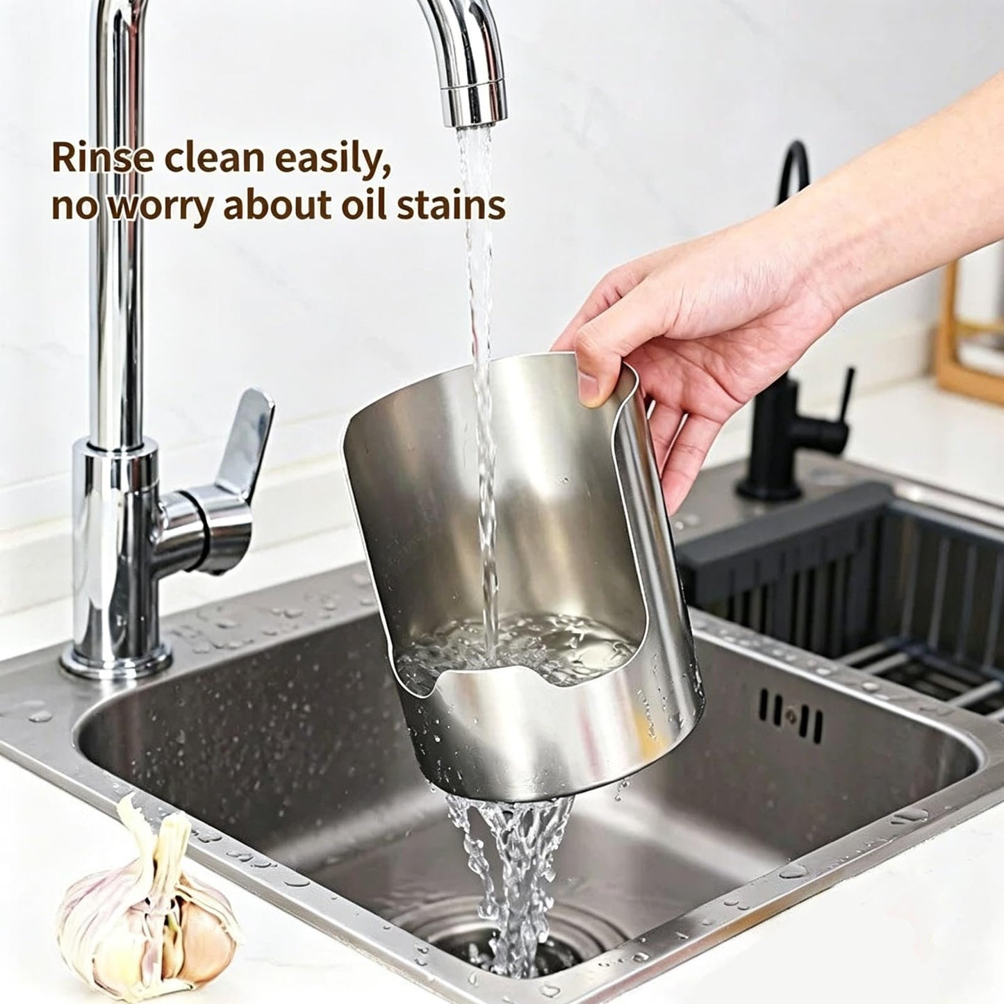 Multifunctional, Minimalist, Food-Grade Stainless Steel Kitchen Utensil Holder