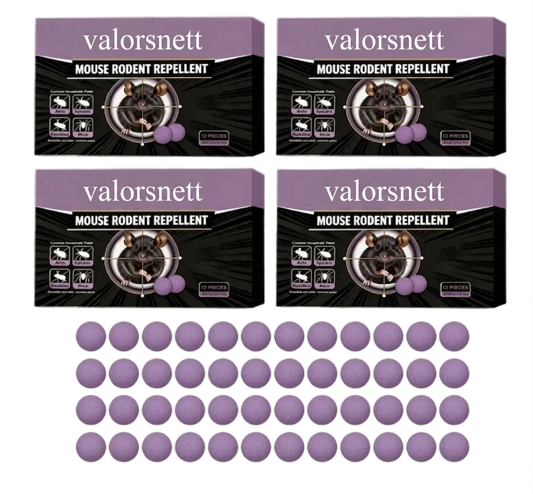 🐭 12-Pack Rodent Repellent Balls, Effective Pest Control Solution