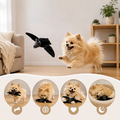 Interactive Flying Bat Toy for Cats