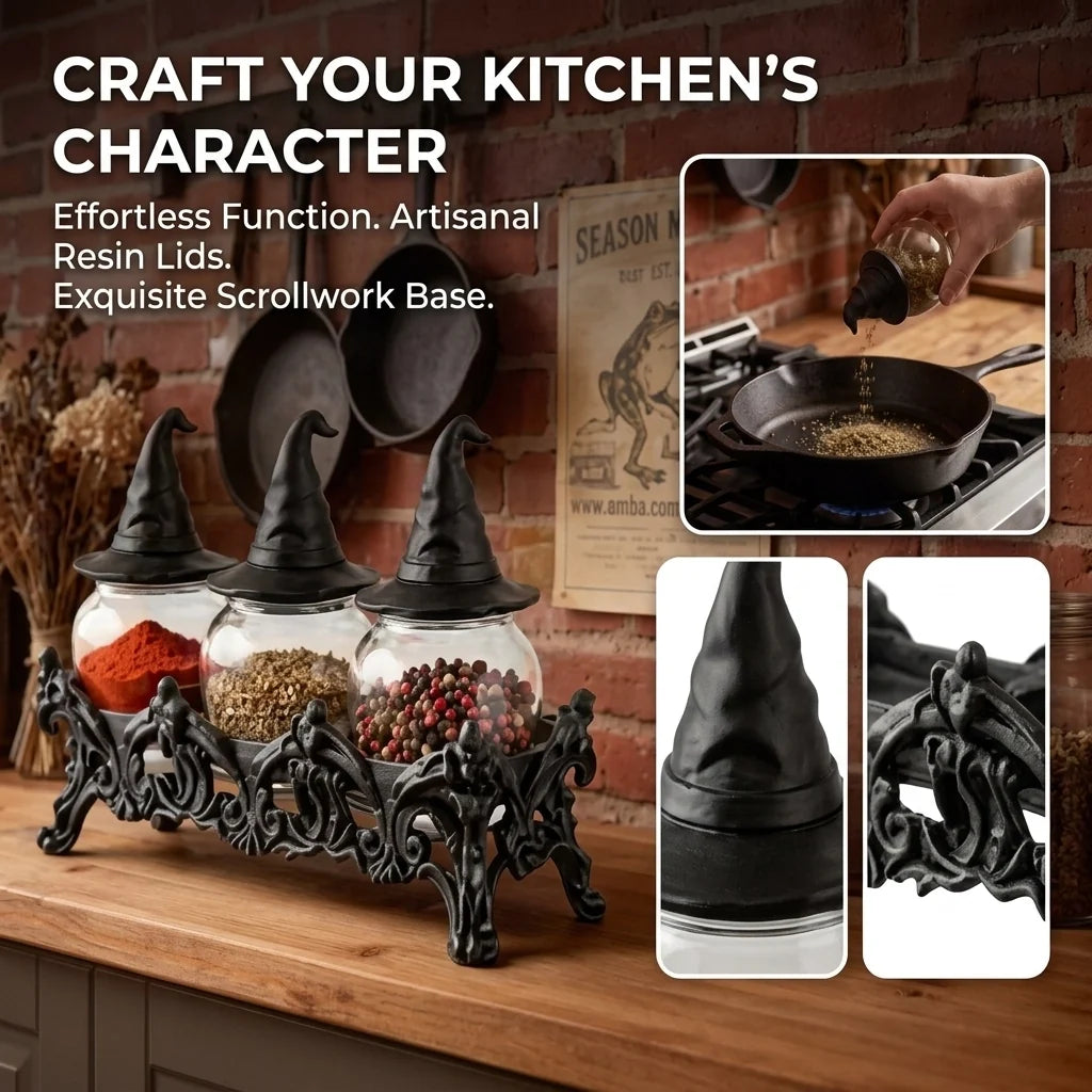 🧙‍♀️Gothic Witch Spice Jar Set