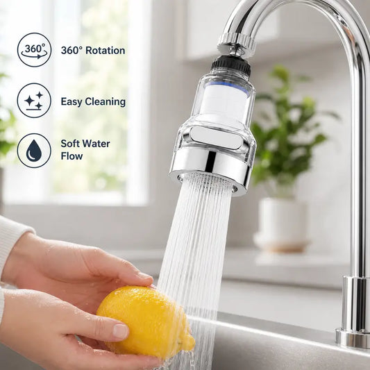 🚰2 Count,  360° Swivel Faucet Filter Attachment