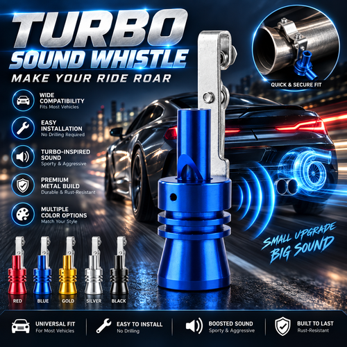🔥🔧Turbocharger sound enhancement whistle