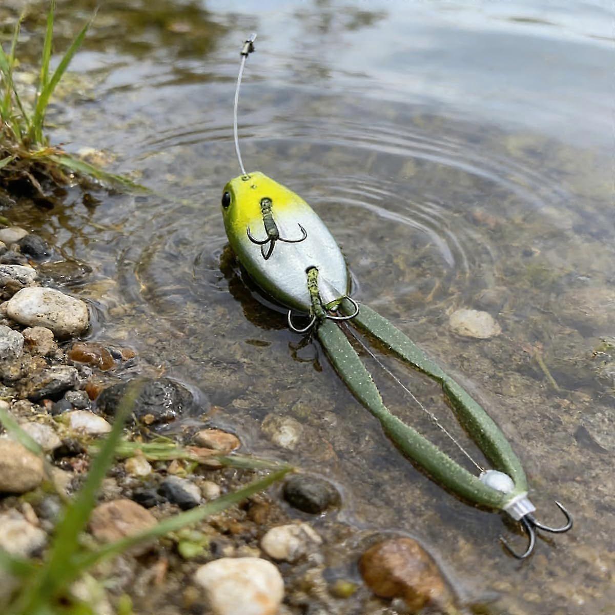 Premium Topwater Frog Imitation with Realistic Action, Frogs Mechanical Action