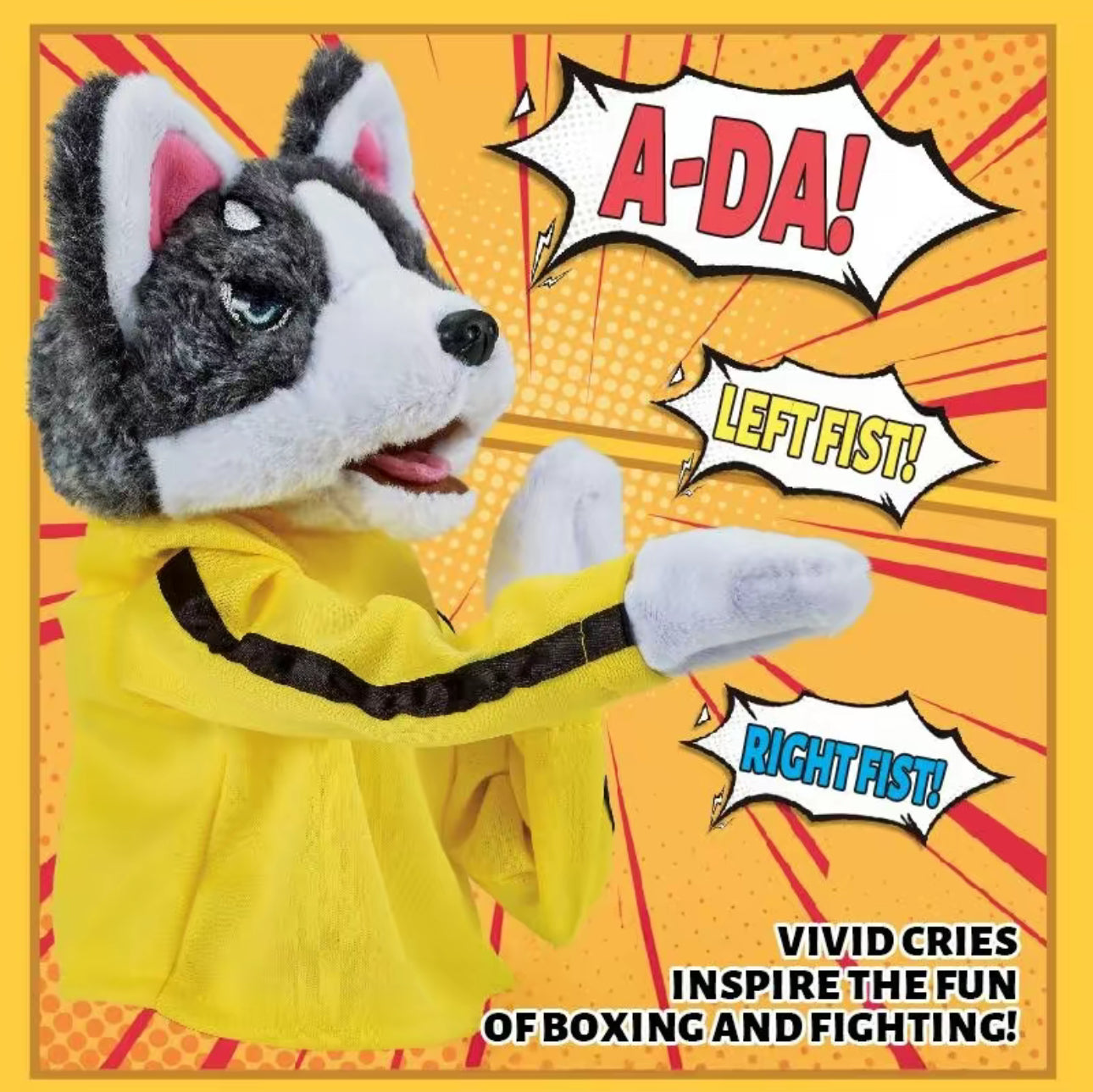 A-Da Animal Boxing Hand Puppet - Interactive Plush Toy