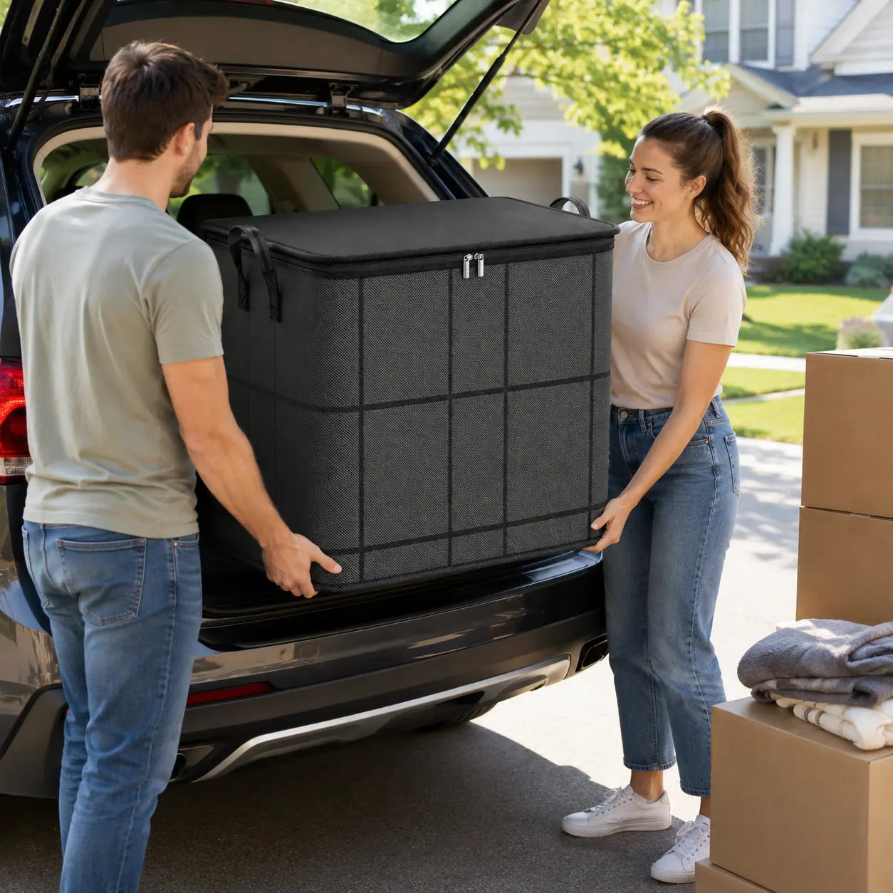 🎁Hot Sale 49% OFF🔥Spacious Moving Storage Bin for Quilts & Bedding