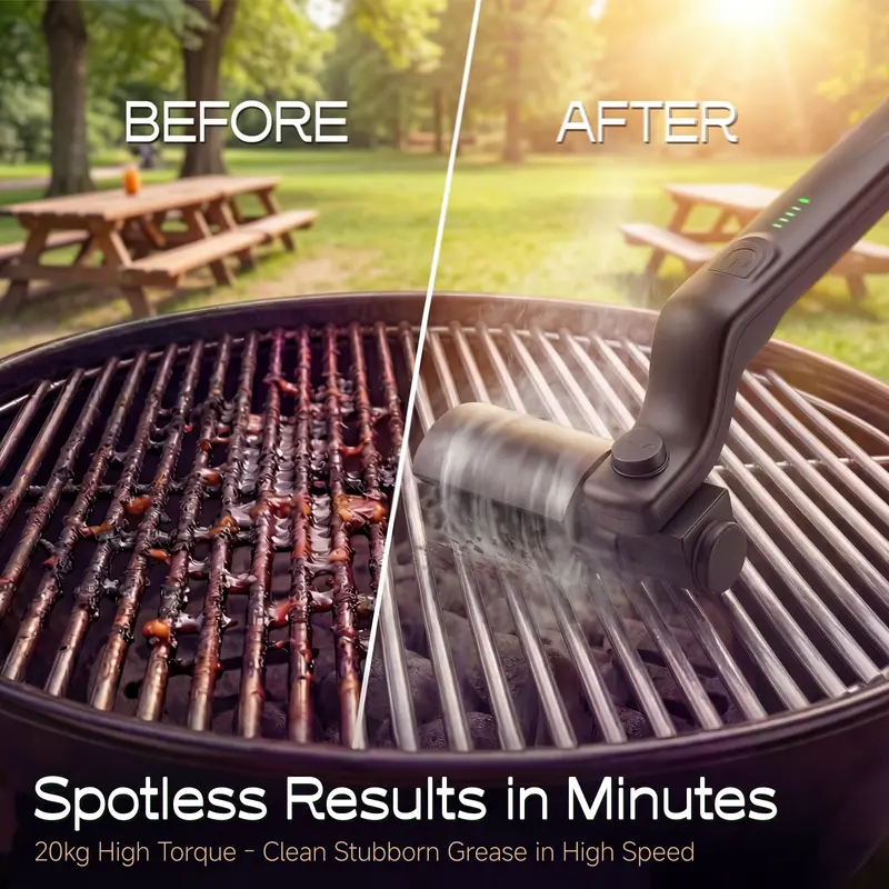 ✨3-Speed Settings Electric BBQ Grill Brush