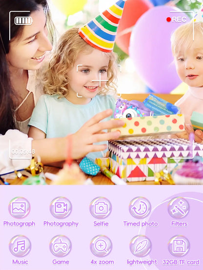 🔥HOT SALE🔥📸Rechargeable HD Kids Digital Camera - Perfect for Ages 3-8🎈