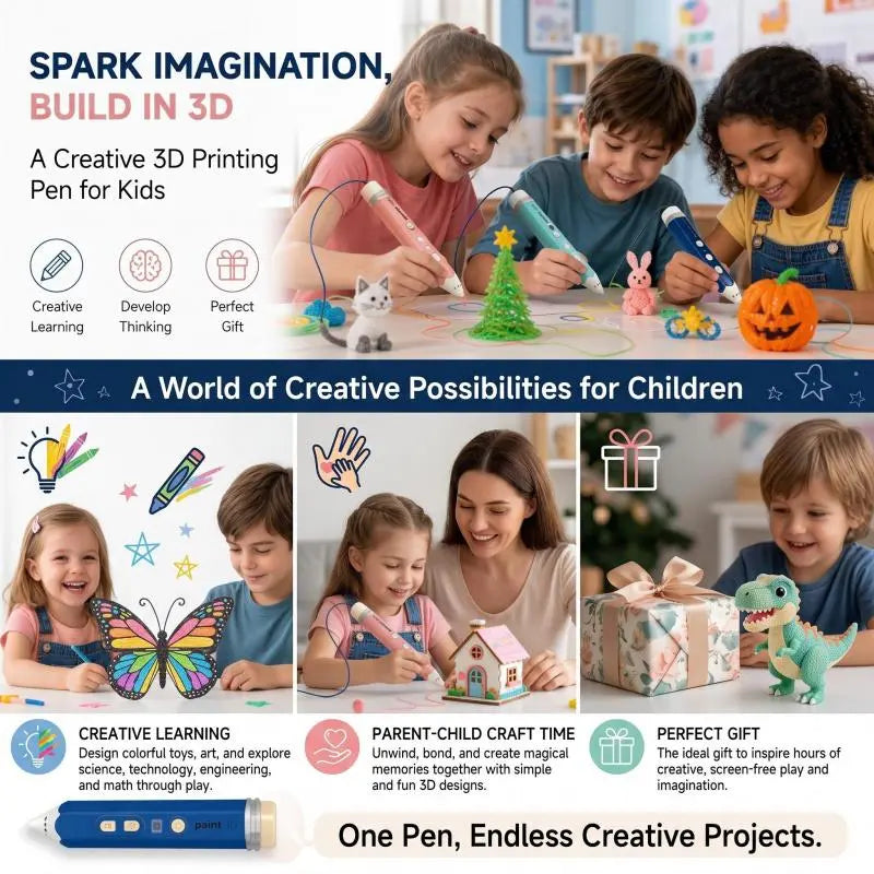 Burn-Free Kids 3D Pen