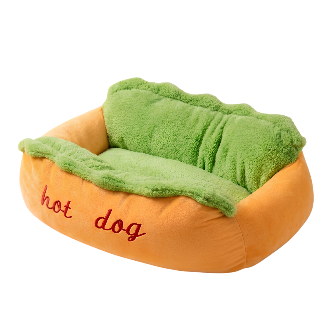 🐾 Every Good Dog Deserves a Hot Dog Bed!