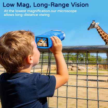 Kids Microscope with Camera & 1000X Zoom – STEM Gift