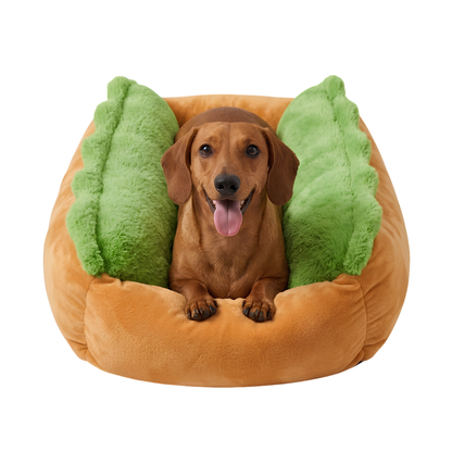 🐾 Every Good Dog Deserves a Hot Dog Bed!