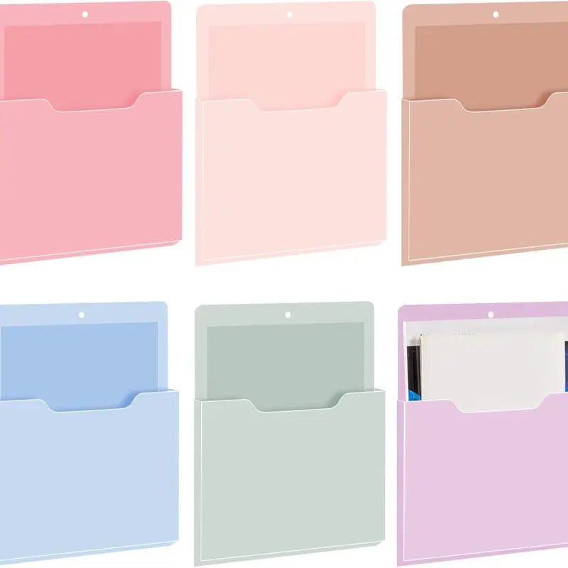Magnetic Wall File Organizer Magnetic Wall File Holder Refrigerator Magazine Holder