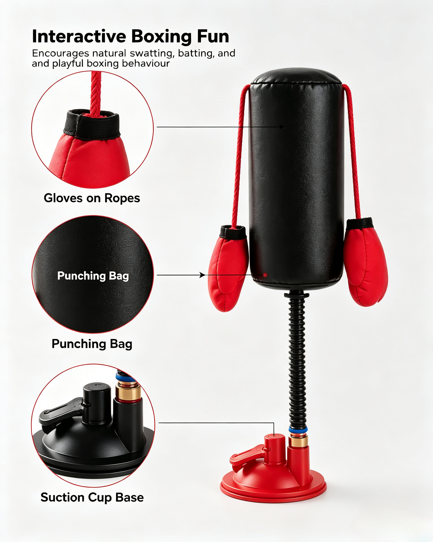 PunchPaws Interactive Cat Boxing Toy