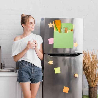 Magnetic Wall File Organizer Magnetic Wall File Holder Refrigerator Magazine Holder