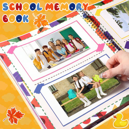 📔School Memory Book for Kids Preschools to 12th Grade