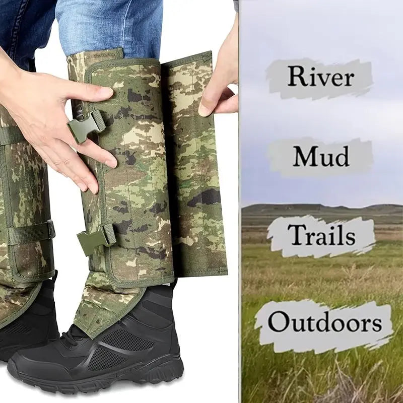 🐍🛡️Snake-Resistant Hiking & Hunting Leg Gaiters