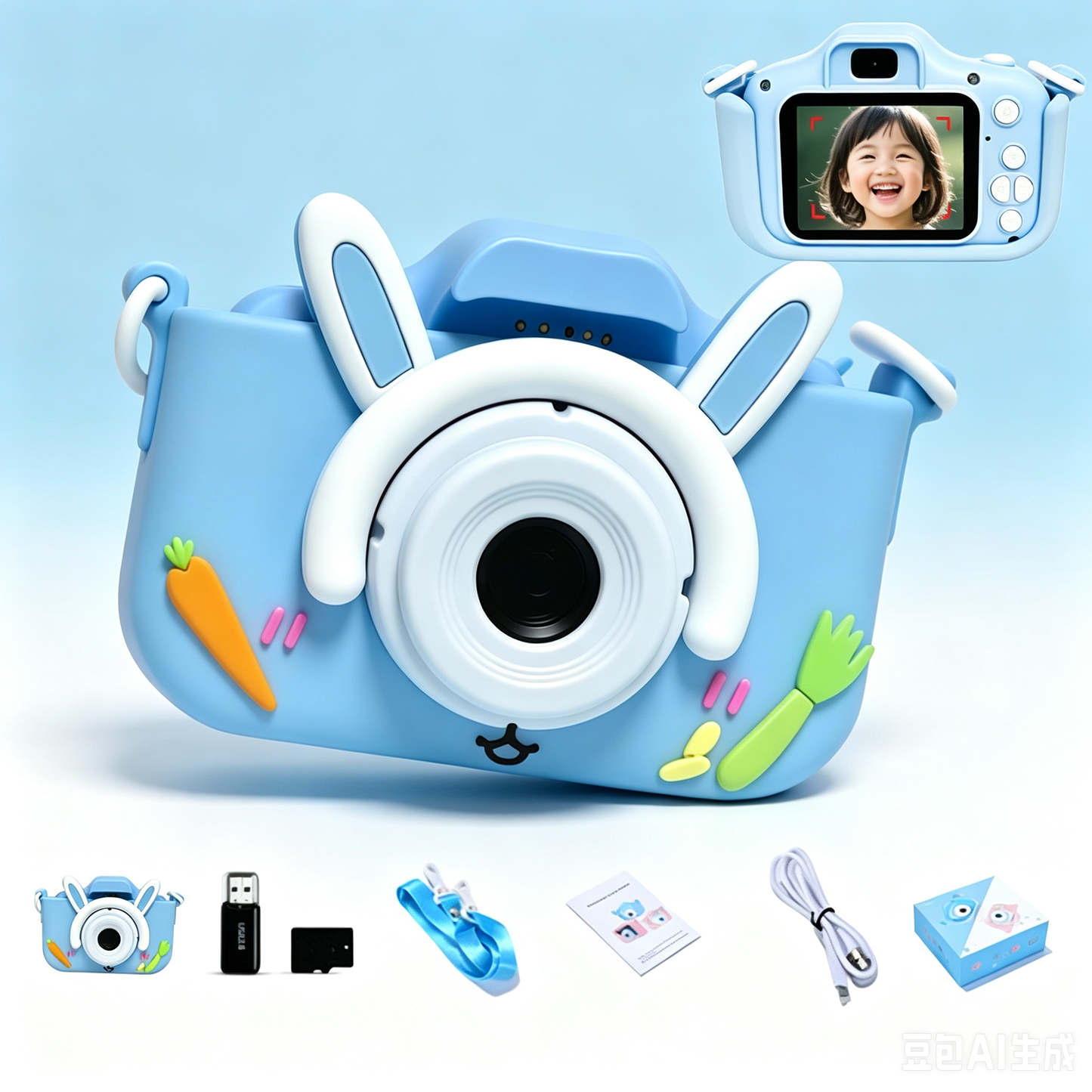 🔥HOT SALE🔥📸Rechargeable HD Kids Digital Camera - Perfect for Ages 3-8🎈