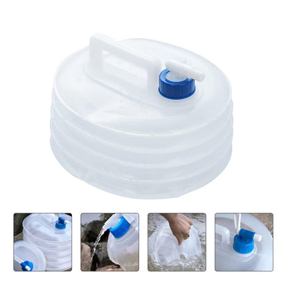 Lightweight Foldable Water Bucket with Faucet (5L)