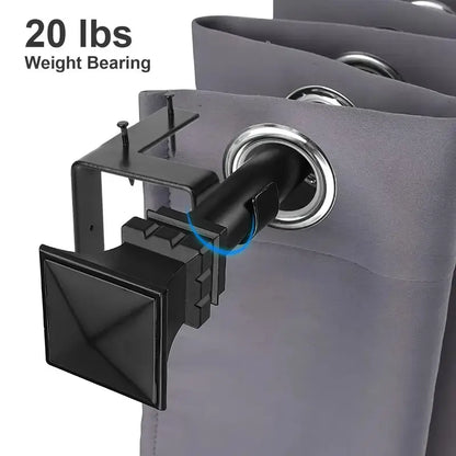 Single Curtain Rod Brackets