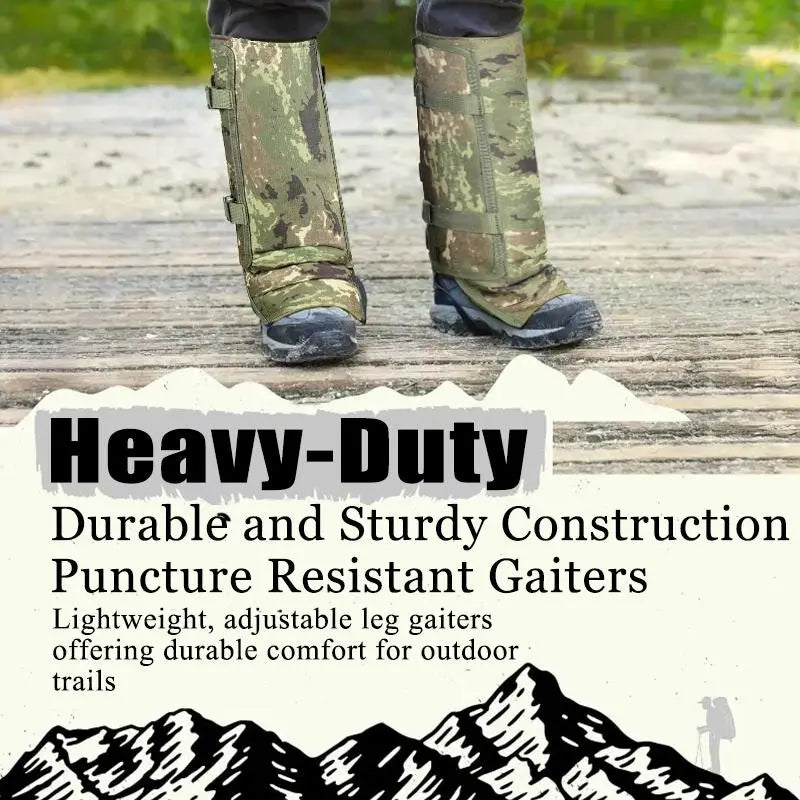 🐍🛡️Snake-Resistant Hiking & Hunting Leg Gaiters