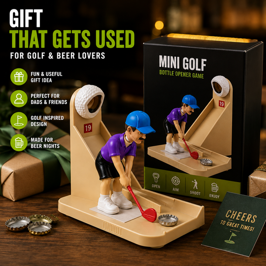 Mini Golf Bottle Opener Game for Beer Lovers & Party Gifts