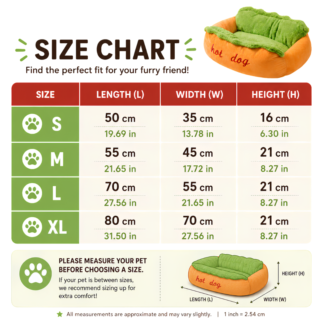 🐾 Every Good Dog Deserves a Hot Dog Bed!