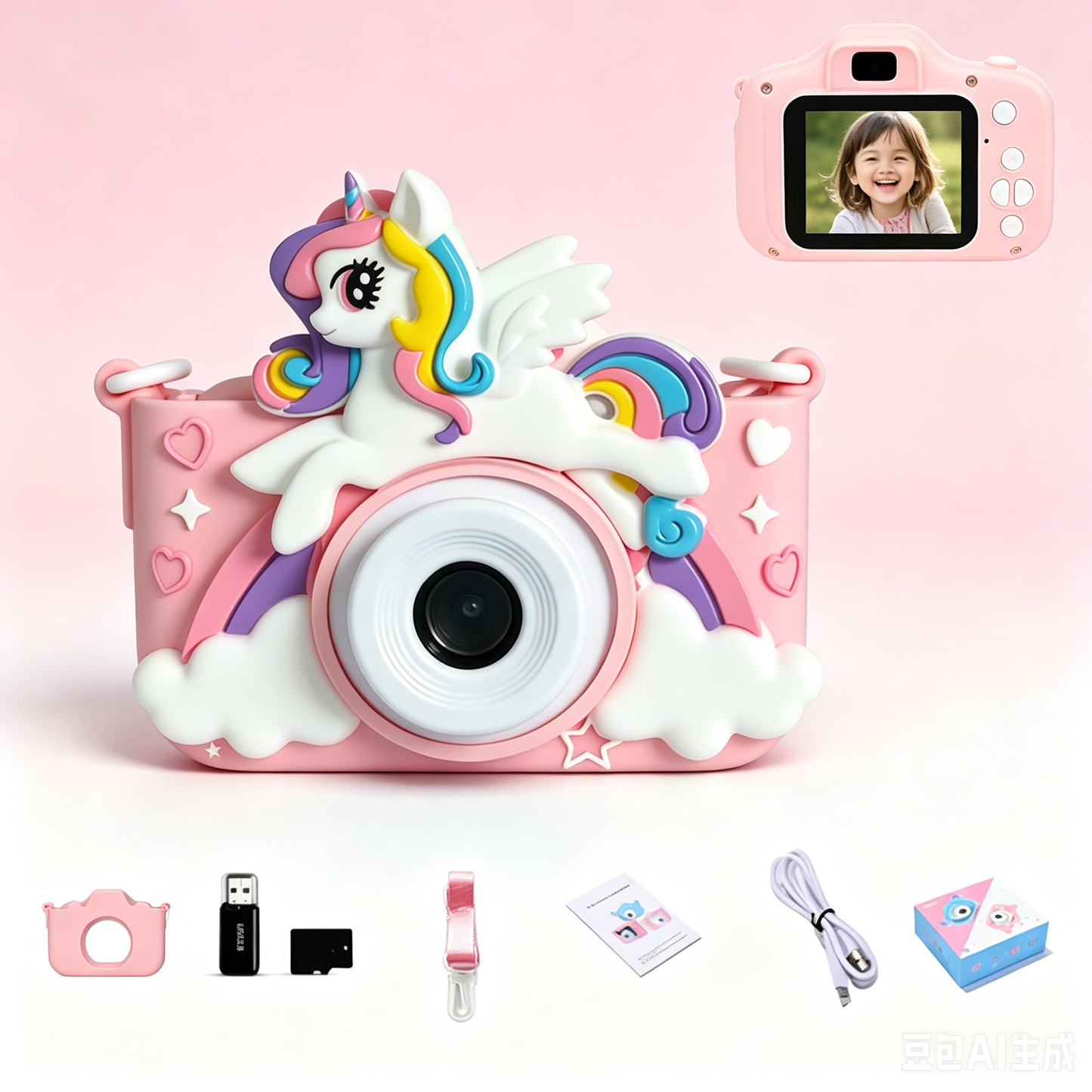 🔥HOT SALE🔥📸Rechargeable HD Kids Digital Camera - Perfect for Ages 3-8🎈