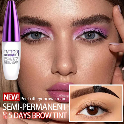 QICIY Easy Peel Off Eyebrow Tint Gel - Waterproof & Long-lasting