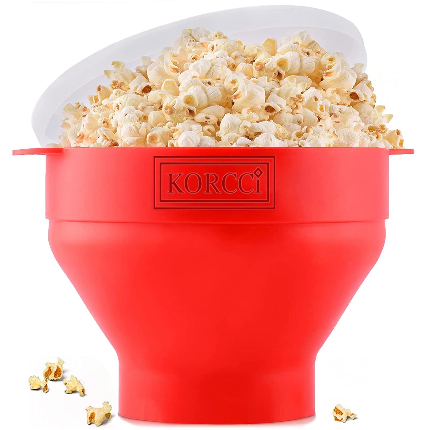 Microwave Popcorn Popper, Silicone Popcorn Maker Bowl for Microwave