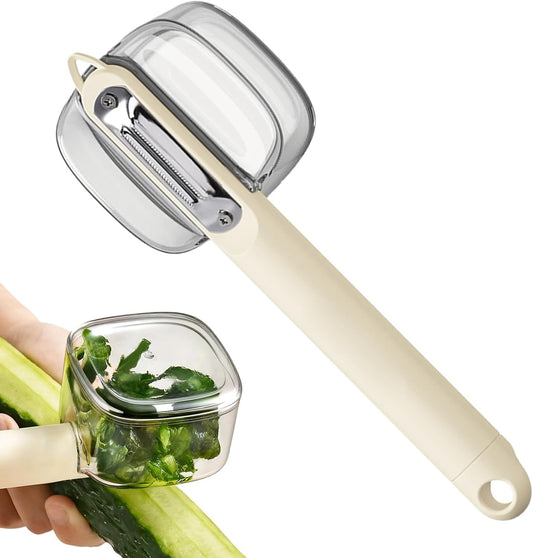 ✨Peeling Knife with Storage Box - Splatter Guard for Food Presentation