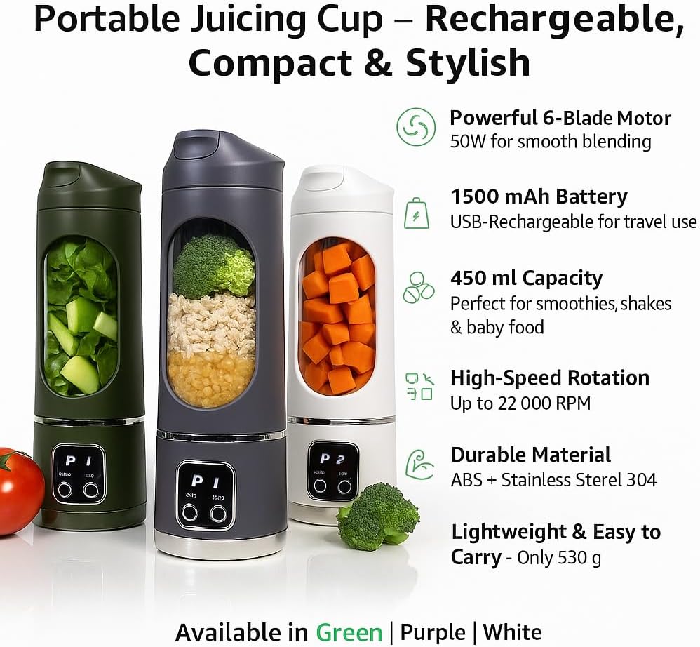 🔥Digital Multimode Juicer Blender - Smart LED Display, Shakes & Baby Food