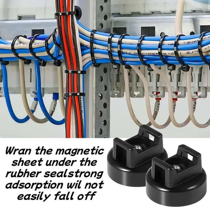 📢📢50% OFF !! ⏰Magnetic Cable Zip Tie Mount Kit