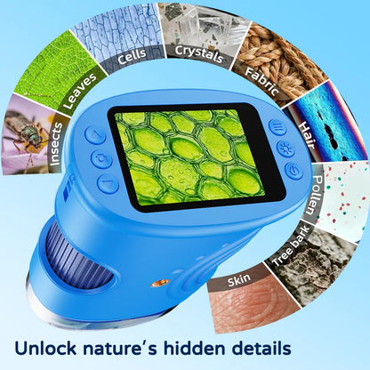 Kids Microscope with Camera & 1000X Zoom – STEM Gift