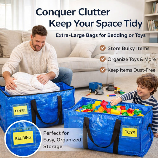 🧳 Extra Large Moving & Storage Bag – Heavy Duty 🔥